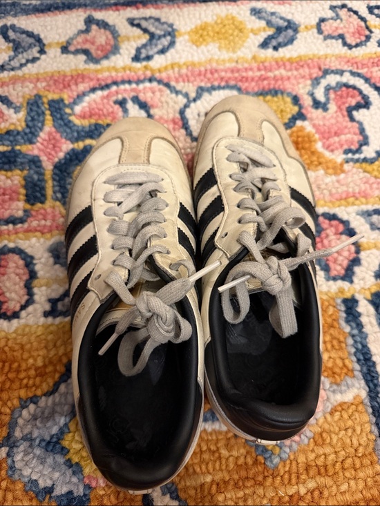 adidas Shoes - GUC Adidas navy and cream samples SZ 8.5
